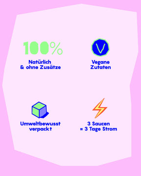 Vorteile vom scharfe Sossen Set