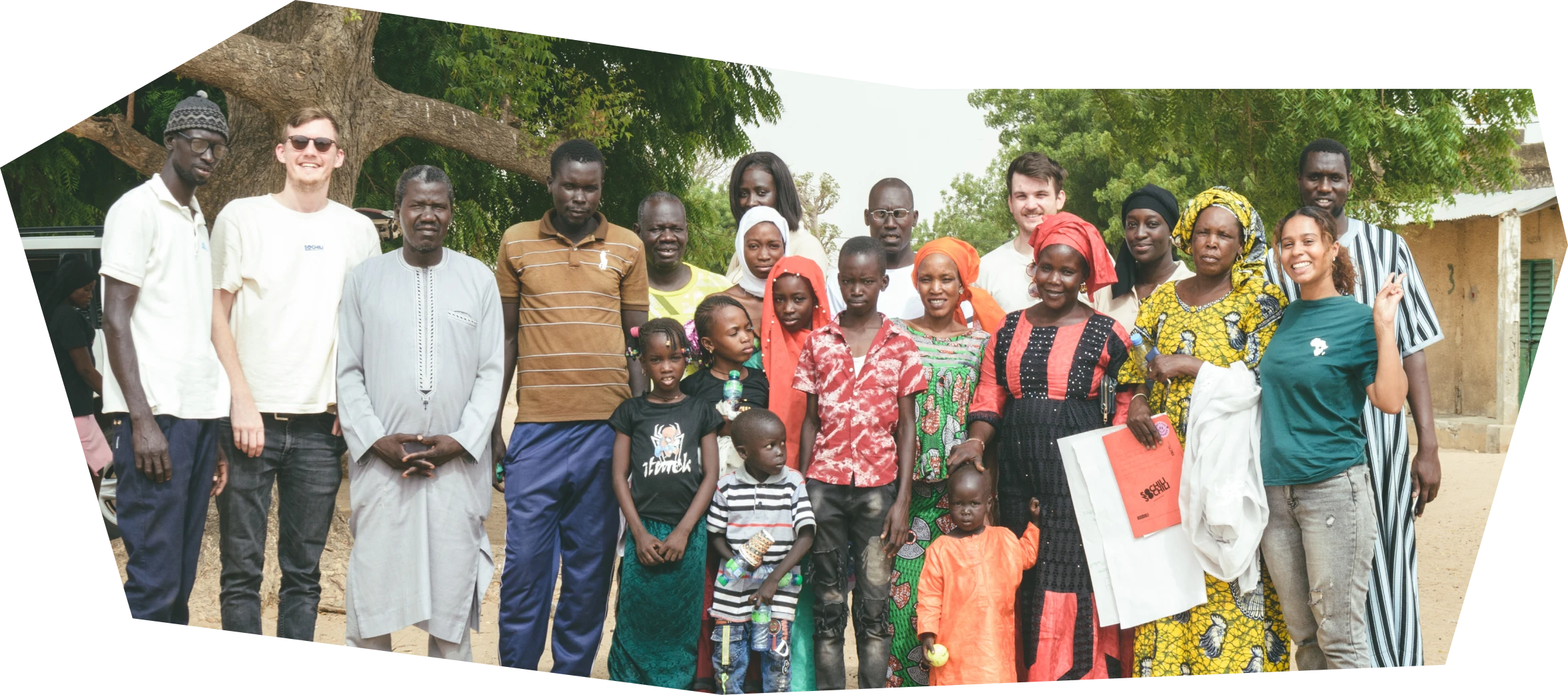 Das Team von SOCHILI und Africa Greentec Foundation in Ndiob, Senegal